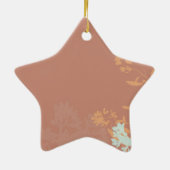 Bedankt verpleegkundige, bruin keramisch ornament (Achterkant)