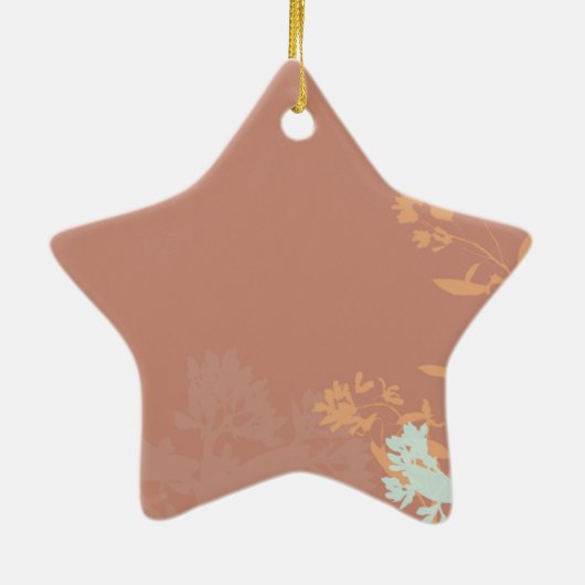 Bedankt verpleegkundige, bruin keramisch ornament (Achterkant)