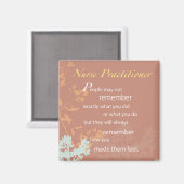 Bedankt verpleegkundige, bruin magneet (Voorkant / Achterkant)