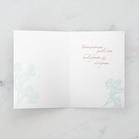 Bedankt Verpleegkundige, NP Week, Brown Kaart (Binnen)