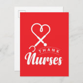 Bedankt Verpleegkundigen Briefkaart (Voorkant / Achterkant)