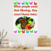 BEDANKT VERPLEEGKUNDIGEN! POSTER (Keuken)