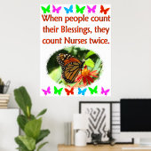 BEDANKT VERPLEEGKUNDIGEN! POSTER (Thuiskantoor)