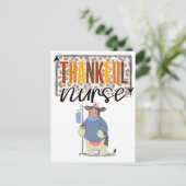 Bedankt verpleegster voor de Thanksgiving van scha Briefkaart (Staand voorkant)
