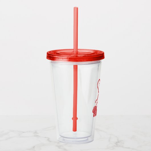 Bedankt verpleegsters acryl drinkbeker (Rechts)