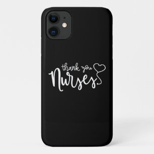Bedankt verpleegsters   Fancy script Case-Mate iPhone Case