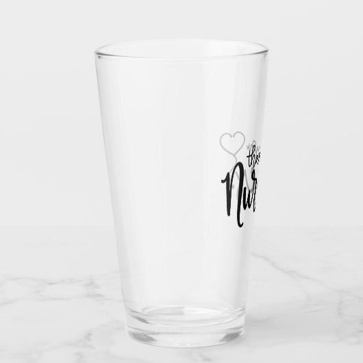 Bedankt verpleegsters | Fancy script Glas (Rechts)