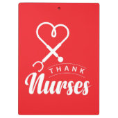 Bedankt verpleegsters klembord (Achterkant)