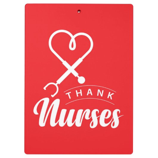 Bedankt verpleegsters klembord (Achterkant)