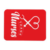 Bedankt verpleegsters magneet (Horizontaal)