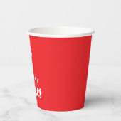 Bedankt verpleegsters papieren bekers (Achterkant)