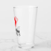 Bedankt verpleegsters | Rood hart Glas (Links)