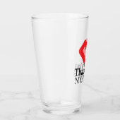 Bedankt verpleegsters | Rood hart Glas (Rechts)
