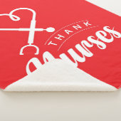 Bedankt verpleegsters sherpa deken (3/4)