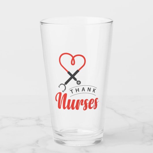 Bedankt Verplegers Glas (Voorkant)