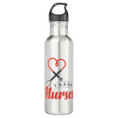 Bedankt Verplegers Waterfles (Voorkant)