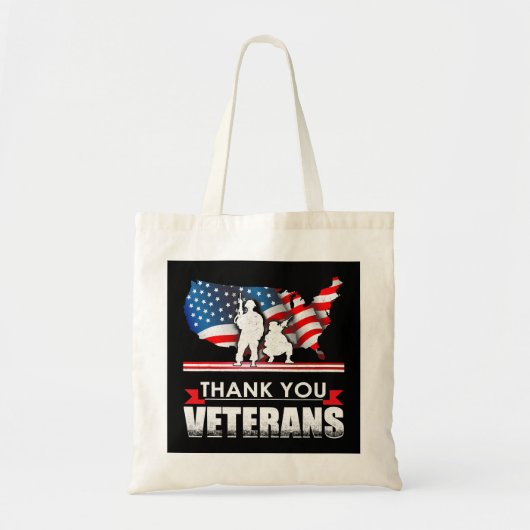 Bedankt Veteranen American 280 Tote Bag (Voorkant)