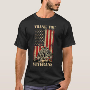 Bedankt Veteranen Proud Veteran Dag pa opa T-shirt