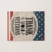 Bedankt Veteranen Puzzle Legpuzzel (Horizontaal)