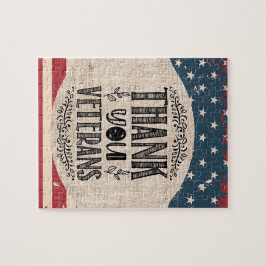 Bedankt Veteranen Puzzle Legpuzzel (Horizontaal)