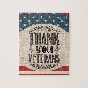 Bedankt Veteranen Puzzle Legpuzzel