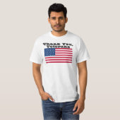 Bedankt, Veteranen T-shirt (Voorkant volledig)