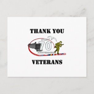 Bedankt veteranen - Thank you veterans Briefkaart