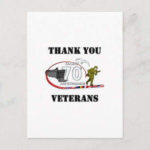 Bedankt veteranen - Thank you veterans Briefkaart
