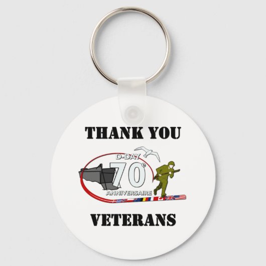 Bedankt veteranen - Thank you veterans Sleutelhanger (Voorkant)