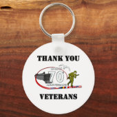 Bedankt veteranen - Thank you veterans Sleutelhanger (Voorkant)