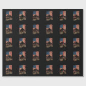 Bedankt Veterans Day American Flag  Cadeaupapier (Vlak)