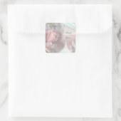 Bedankt Vierkante Sticker (Tas)