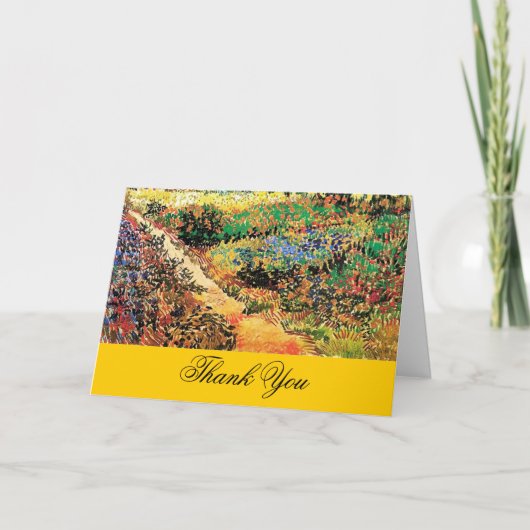 Bedankt. Vincent van Gogh Bedankkaart (Voorkant)