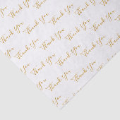 Bedankt voor aangepaste tekst tissuepapier (Detail)