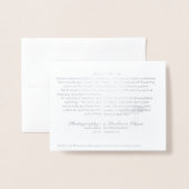 Bedankt: voor alle gelegenheden folie kaarten (Met envelop)