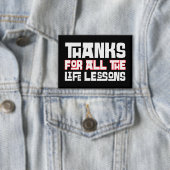 Bedankt voor alle levenslessen typografie knop button (Insitu)