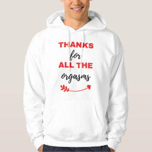 Bedankt voor alle orgasms Black Hoodie