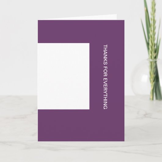 Bedankt voor alles (Voorkant)