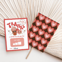 Bedankt voor alles! Cadeaukaarthouder