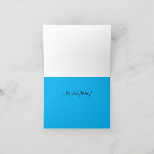 Bedankt voor alles kaart (Binnen)