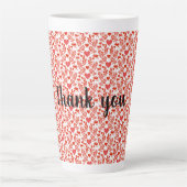 Bedankt voor alles! latte mok (Voorkant)