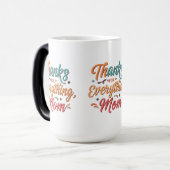 Bedankt voor alles, mama - Morphing Mok (15 oz) (Voorkant links)