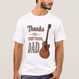 Bedankt voor alles, papa - Guitar Lover T-shirt