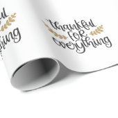 Bedankt voor alles Thanksgiving Funny Cadeaupapier (Rol Hoek)