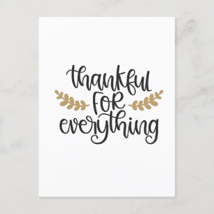 Bedankt voor alles Thanksgiving Funny Feestdagenkaart