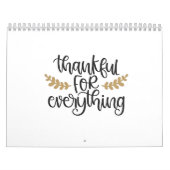Bedankt voor alles Thanksgiving Funny Kalender (Hoes)