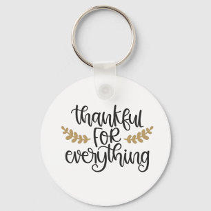 Bedankt voor alles Thanksgiving Funny Sleutelhanger