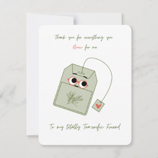 Bedankt voor alles wat je voor me brouwt feestdagenkaart