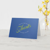 Bedankt voor alles wat u doet kaart (Gele Bloem)