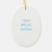 Bedankt voor alles wat u doet keramisch ornament (Achterkant)